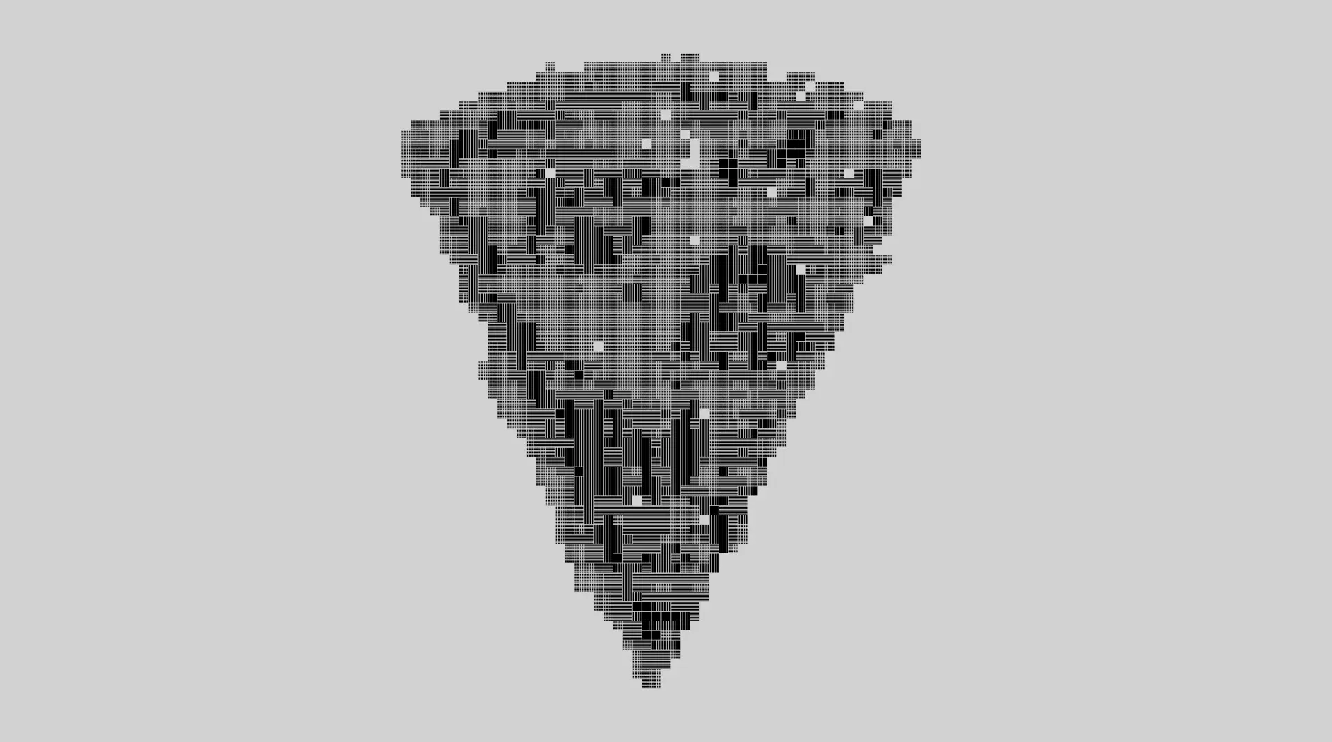Pixelated pizza